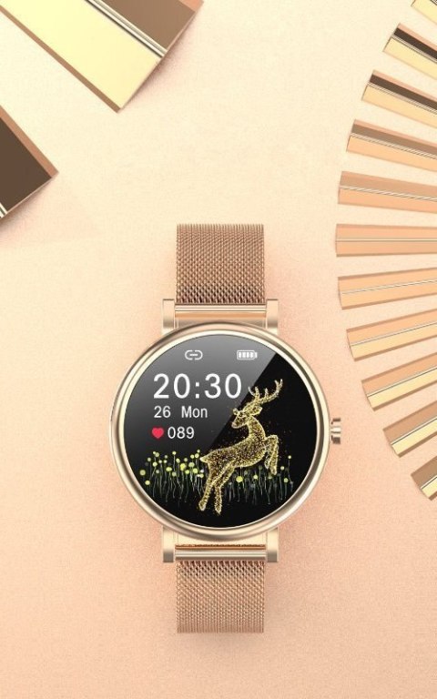 SMARTWATCH DAMSKI Rubicon RNBE64 - CIŚNIENIOMIERZ, PULSOKSYMETR (sr013d) Rubicon
