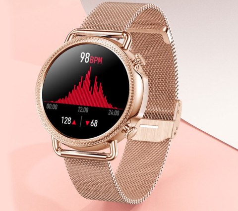 SMARTWATCH DAMSKI Rubicon RNBE74 - TERMOMETR, PULSOKSYMETR (sr020e) Rubicon