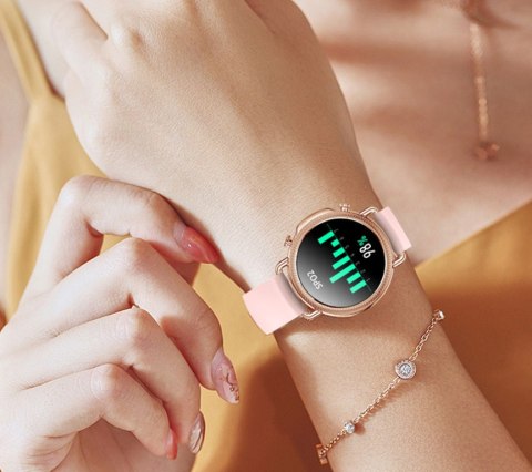 SMARTWATCH DAMSKI Rubicon RNBE74 - TERMOMETR, PULSOKSYMETR (sr020e) Rubicon