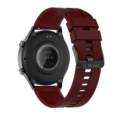 SMARTWATCH MĘSKI G. Rossi SW019-3 black/red (sg014c) PROWADZENIE ROZMÓW G. Rossi
