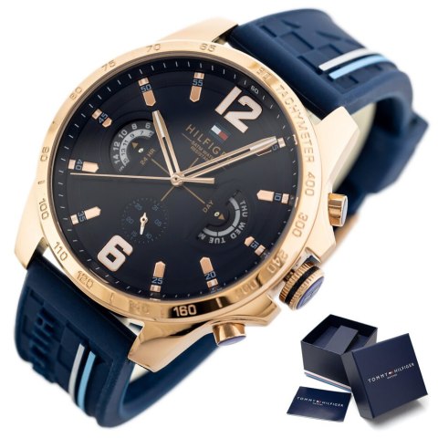 ZEGAREK MĘSKI TOMMY HILFIGER 1791474 DECKER (zf001d) + BOX Tommy Hilfiger