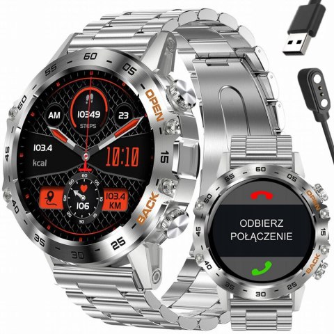 SMARTWATCH MĘSKI GRAVITY GT9-3 - WYKONYWANIE POŁĄCZEŃ, CIŚNIENIOMIERZ (sg021c) Gravity