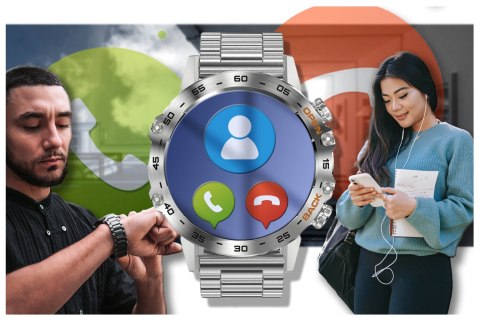 SMARTWATCH MĘSKI GRAVITY GT9-3 - WYKONYWANIE POŁĄCZEŃ, CIŚNIENIOMIERZ (sg021c) Gravity