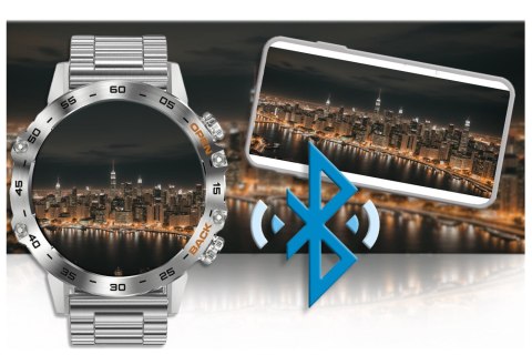 SMARTWATCH MĘSKI GRAVITY GT9-3 - WYKONYWANIE POŁĄCZEŃ, CIŚNIENIOMIERZ (sg021c) Gravity