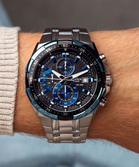 ZEGAREK MĘSKI CASIO EDIFICE EFR-539D-1A2 - 10ATM (zd114b) + BOX Casio