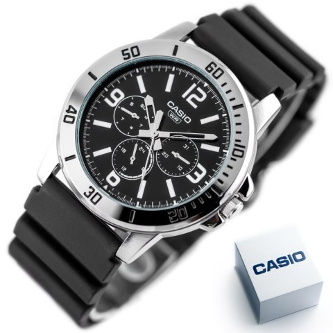 ZEGAREK MĘSKI CASIO MTP-VD300-1B + BOX Casio