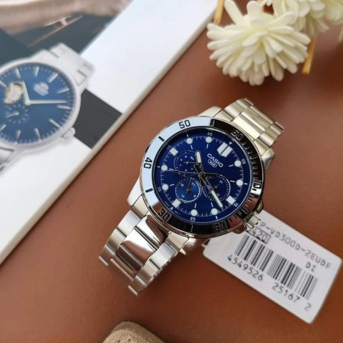 ZEGAREK MĘSKI CASIO MTP-VD300D-2E (zd268b) + BOX Casio