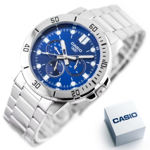 ZEGAREK MĘSKI CASIO MTP-VD300D-2E (zd268b) + BOX Casio