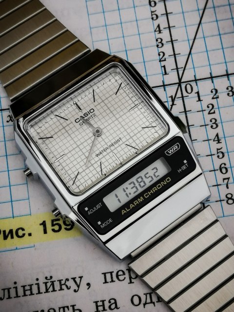 ZEGAREK UNISEX CASIO Vintage Dual Time AQ-800E-7A + BOX Casio