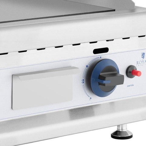 Grill gazowy gładki nastawny na gaz Propan-Butan 0.03 bar 35 x 40 cm 3000 W