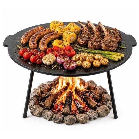 ŻELIWNA PRASKA 20x10cm DO GRILLOWANIA BURGERÓW STEKÓW MIĘSA HAGE
