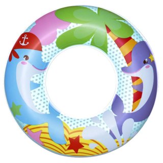 Koło plażowe do pływania delfiny dla dzieci Bestway 36113