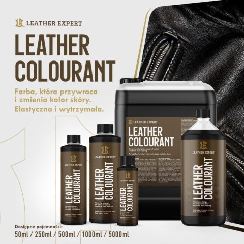 Leather Expert Colourant - Grey farba do skóry naturalnej i do ekoskóry 250 ml LE-06-250C404