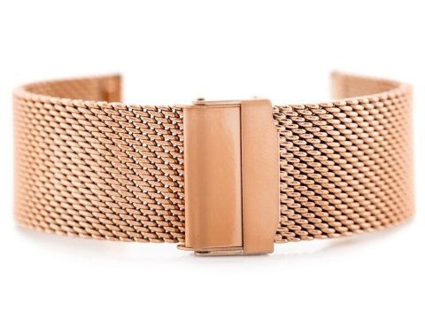 Bransoleta Pacific M8 - siatka HQ - rosegold 22mm Pacific