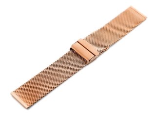 Bransoleta Pacific M8 - siatka HQ - rosegold 22mm Pacific