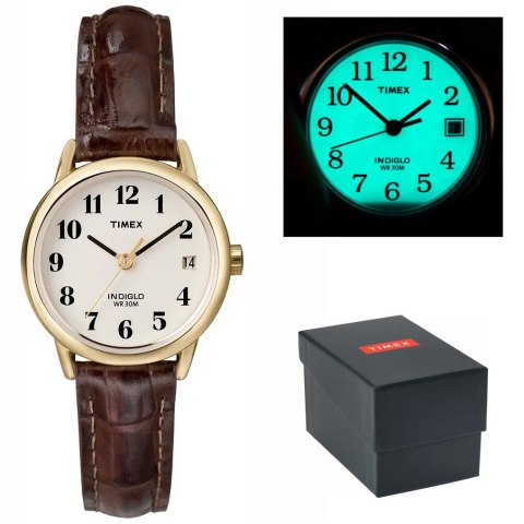 ZEGAREK DAMSKI TIMEX Easy Reader T20071 INDIGLO + BOX Timex