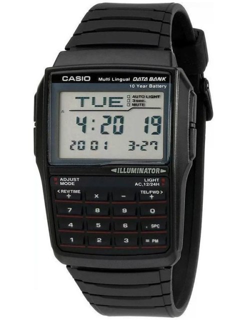 ZEGAREK MĘSKI CASIO VINTAGE DATABANK DBC-32-1A + BOX Casio