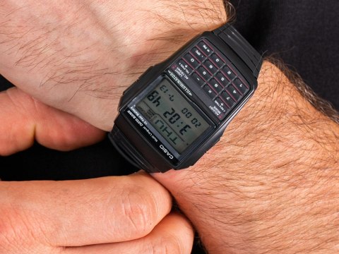 ZEGAREK MĘSKI CASIO VINTAGE DATABANK DBC-32-1A + BOX Casio