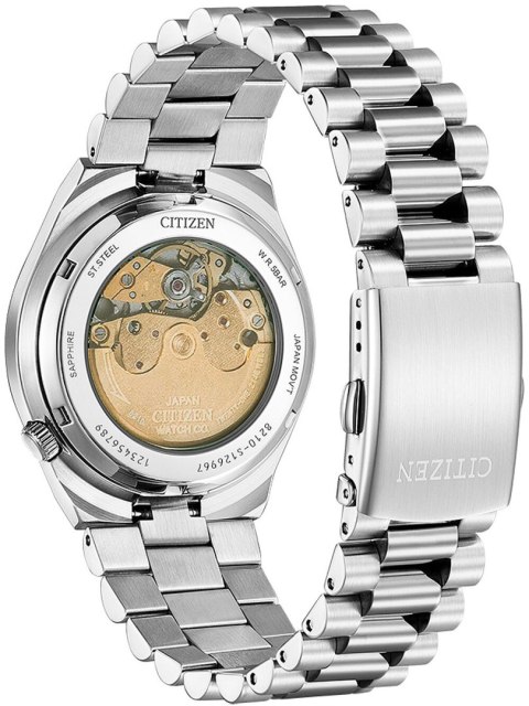 ZEGAREK MĘSKI CITIZEN Tsuyosa NJ0150-81E - AUTOMAT SZAFIR Citizen