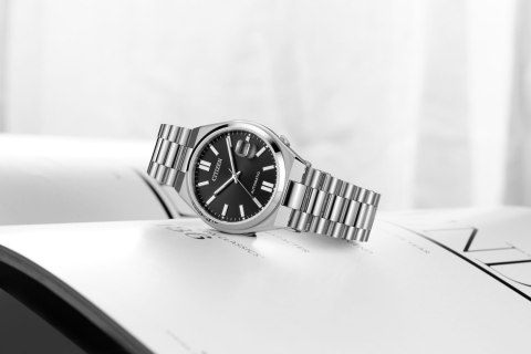ZEGAREK MĘSKI CITIZEN Tsuyosa NJ0150-81E - AUTOMAT SZAFIR Citizen