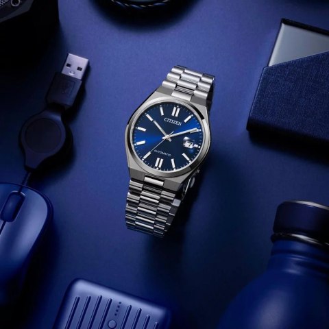 ZEGAREK MĘSKI CITIZEN Tsuyosa NJ0150-81L - AUTOMAT SZAFIR Citizen