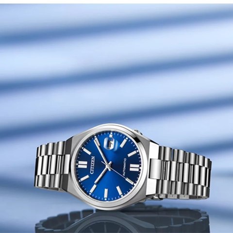ZEGAREK MĘSKI CITIZEN Tsuyosa NJ0150-81L - AUTOMAT SZAFIR Citizen