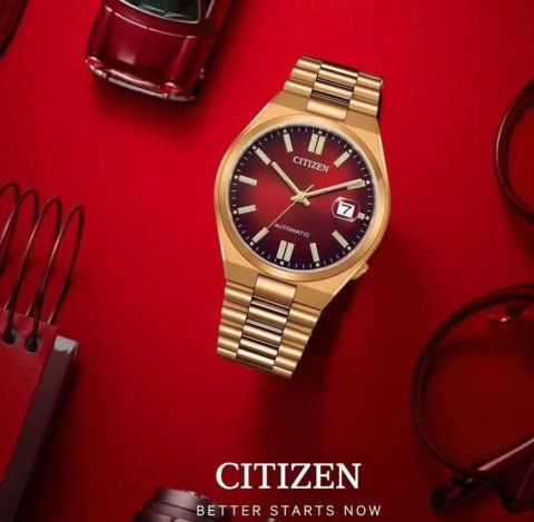 ZEGAREK MĘSKI CITIZEN Tsuyosa NJ0153-82X - AUTOMAT SZAFIR Citizen