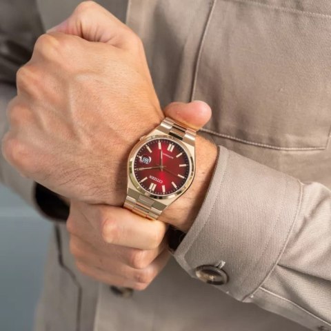 ZEGAREK MĘSKI CITIZEN Tsuyosa NJ0153-82X - AUTOMAT SZAFIR Citizen