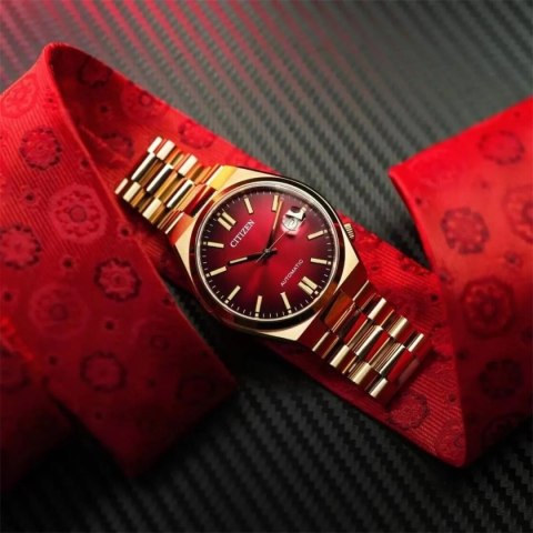 ZEGAREK MĘSKI CITIZEN Tsuyosa NJ0153-82X - AUTOMAT SZAFIR Citizen