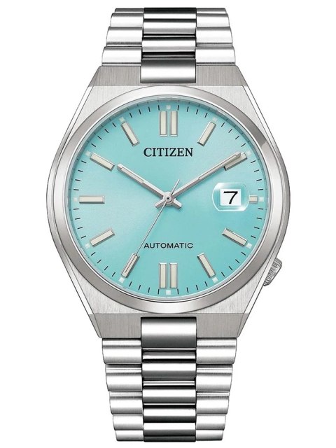 ZEGAREK MĘSKI CITIZEN Tsuyosa Turquoise Blue NJ0151-88M - AUTOMAT SZAFIR Citizen