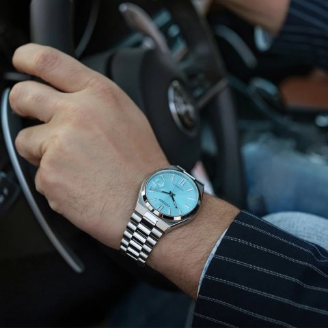 ZEGAREK MĘSKI CITIZEN Tsuyosa Turquoise Blue NJ0151-88M - AUTOMAT SZAFIR Citizen