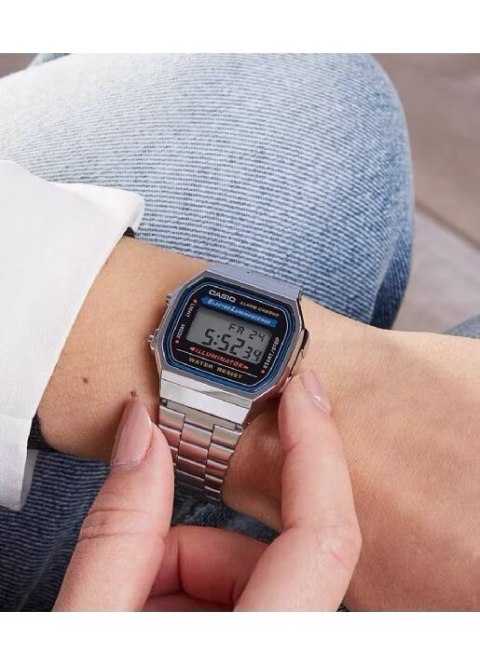 ZEGAREK UNISEX CASIO A168WA-1W - VINTAGE + BOX Casio