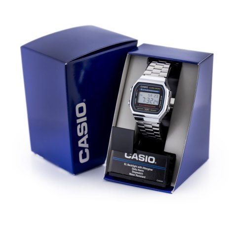 ZEGAREK UNISEX CASIO A168WA-1W - VINTAGE + BOX Casio