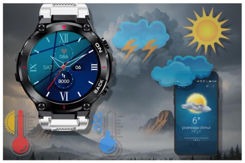 SMARTWATCH MĘSKI GRAVITY GT8-6 - z GPS (sg017f) Gravity