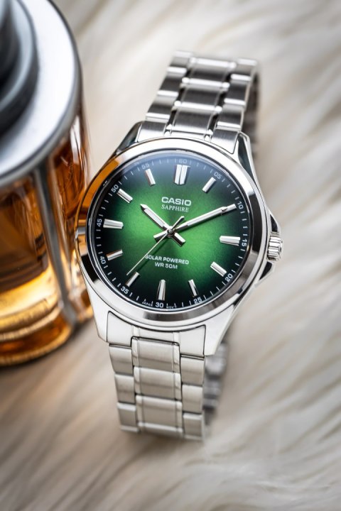 ZEGAREK MĘSKI CASIO MTS-RS100D-3A SZAFIR SOLAR + BOX Casio