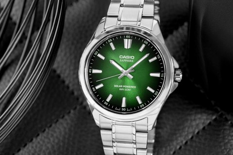 ZEGAREK MĘSKI CASIO MTS-RS100D-3A SZAFIR SOLAR + BOX Casio