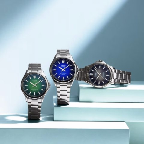 ZEGAREK MĘSKI CASIO MTS-RS100D-3A SZAFIR SOLAR + BOX Casio