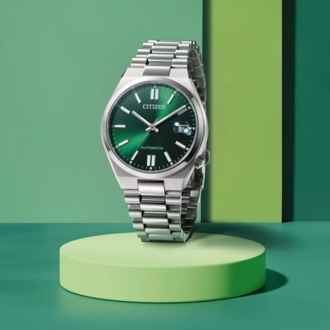 ZEGAREK MĘSKI CITIZEN Tsuyosa NJ0200-50X - AUTOMAT SZAFIR Citizen