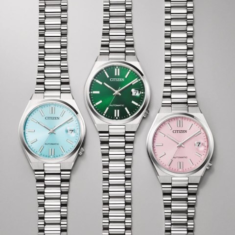 ZEGAREK MĘSKI CITIZEN Tsuyosa NJ0200-50X - AUTOMAT SZAFIR Citizen