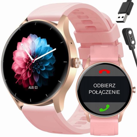 SMARTWATCH UNISEX GRAVITY GT2-1 - ROZMOWY BLUETOOTH, WŁASNE TARCZE (sg019a) Gravity