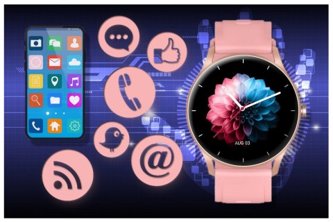 SMARTWATCH UNISEX GRAVITY GT2-1 - ROZMOWY BLUETOOTH, WŁASNE TARCZE (sg019a) Gravity