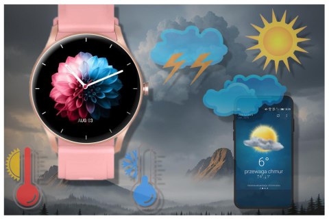 SMARTWATCH UNISEX GRAVITY GT2-1 - ROZMOWY BLUETOOTH, WŁASNE TARCZE (sg019a) Gravity