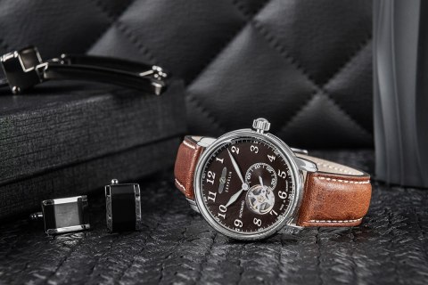 Zegarek Męski ZEPPELIN LZ127 Graf Automatic 7666-4 + BOX Zeppelin