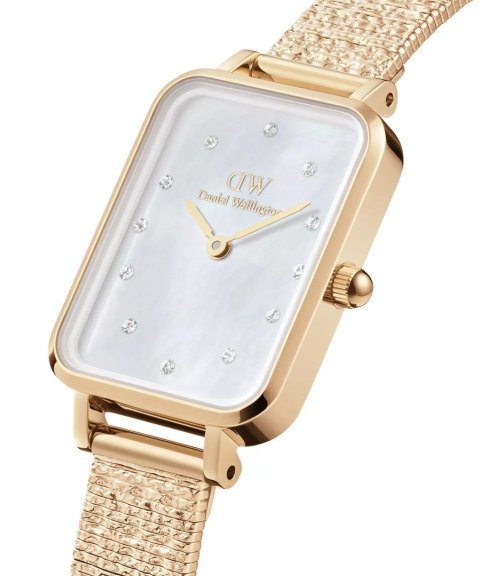 ZEGAREK DAMSKI DANIEL WELLINGTON Quadro Lumine Pressed Piano 20mm DW00100582 + BOX (zw519a) Daniel Wellington