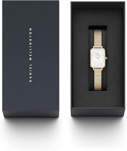 ZEGAREK DAMSKI DANIEL WELLINGTON Quadro Lumine Pressed Piano 20mm DW00100582 + BOX (zw519a) Daniel Wellington