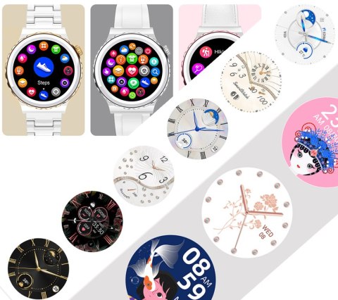 SMARTWATCH DAMSKI Rubicon RNCE92 - WYKONYWANIE POŁĄCZEŃ, CERAMIKA (sr038d) Rubicon