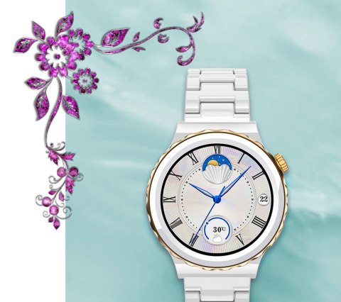SMARTWATCH DAMSKI Rubicon RNCE92 - WYKONYWANIE POŁĄCZEŃ, CERAMIKA (sr038d) Rubicon