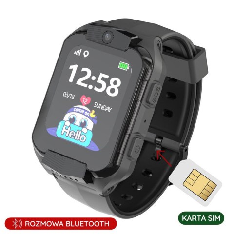 SMARTWATCH DZIECIĘCY PACIFIC 32-1 KIDS - black (sy028a) Pacific