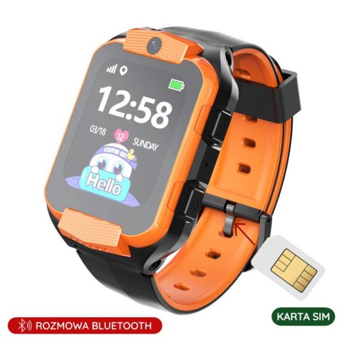 SMARTWATCH DZIECIĘCY PACIFIC 32-3 KIDS - orange / black (sy028c) Pacific
