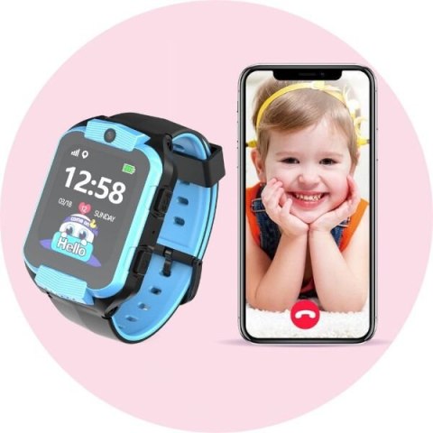 SMARTWATCH DZIECIĘCY PACIFIC 32-3 KIDS - orange / black (sy028c) Pacific